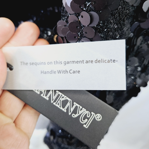 NWT BLANKNYC Audrey Sequin Jacket size X-small - Picture 14 of 15